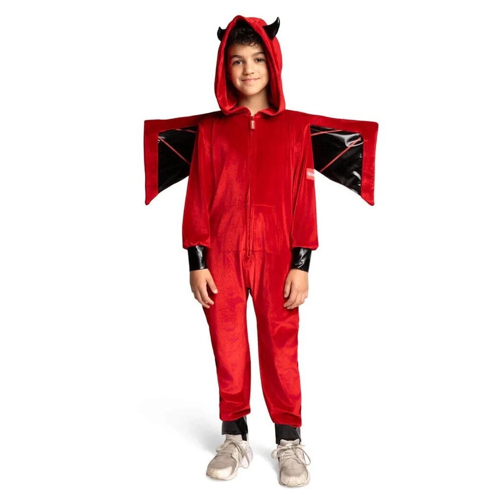 TIPSY ELVES DEVIL‎ JUMPSUIT HALLOWEEN COSTUME Unisex Youth Size Small 6-7 NEW!!
